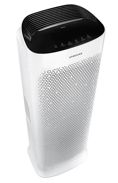 Пречиствател на въздух Samsung AX90R7080WD/EU, 3-way air purifier, 90m2, Multilayer purification system - washable pre filter, activated carbon deodorization & HEPA filter, Remote control, Intuitive display, Air quality indicator in 4 colors, Noise l