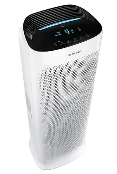 Пречиствател на въздух Samsung AX90R7080WD/EU, 3-way air purifier, 90m2, Multilayer purification system - washable pre filter, activated carbon deodorization & HEPA filter, Remote control, Intuitive display, Air quality indicator in 4 colors, Noise l