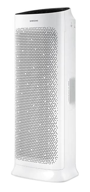 Пречиствател на въздух Samsung AX90R7080WD/EU, 3-way air purifier, 90m2, Multilayer purification system - washable pre filter, activated carbon deodorization & HEPA filter, Remote control, Intuitive display, Air quality indicator in 4 colors, Noise l
