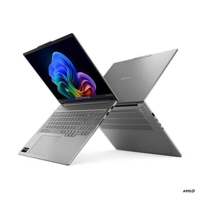Лаптоп Lenovo  IdeaPad Pro 5 16AKP10, AMD Ryzen AI 7 340 6C (2.0 / 4.8 GHz, 6MB Cache), 16.0" (40.64 cm) 2.8K OLED Display, 120Hz, AMD Radeon 840M, 24GB LPDDR5X, 512GB M.2 NVMe SSD, Free DOS