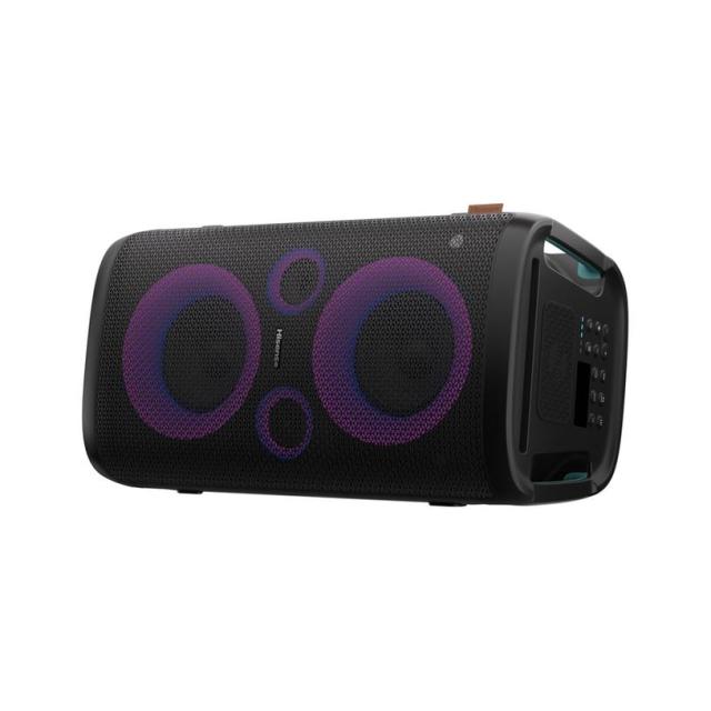 Колонка Hisense Party Storm 1, 300W, Bluetooth, USB, AUX, Безжични микрофони, Черна
