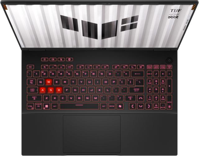 Лаптоп ASUS TUF Gaming A16 2025 FA608UM-RV016, AMD Ryzen 7 260 8C (3.8 / 5.1 GHz, 16MB Cache), 16.0" (40.64 cm) WUXGA IPS, NVIDIA GF RTX 5060 8GB GDDR7 DLSS 4, 16GB DDR5, 512GB M.2 NVMe SSD, Free DOS