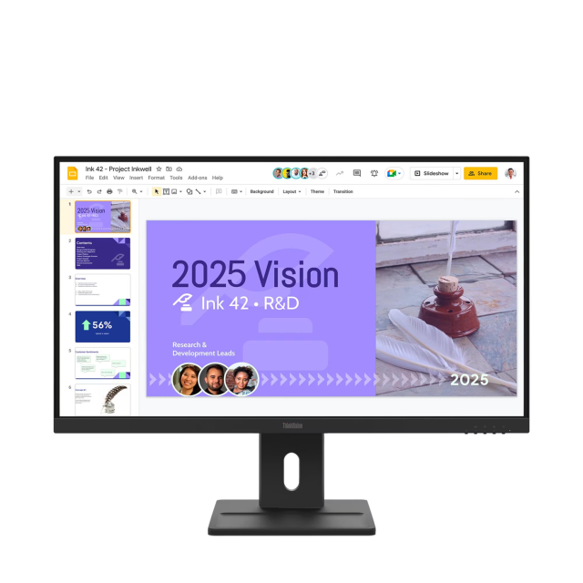 Монитор Lenovo ThinkVision E27Q-40, 27.0" (68.58 cm) WLED IPS Anti-glare Display, 100Hz, 4ms, 350 cd/m², 1 500:1, HDMI, DP