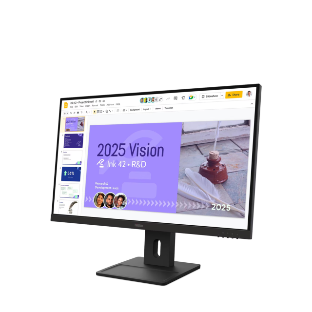 Монитор Lenovo ThinkVision E27Q-40, 27.0" (68.58 cm) WLED IPS Anti-glare Display, 100Hz, 4ms, 350 cd/m², 1 500:1, HDMI, DP