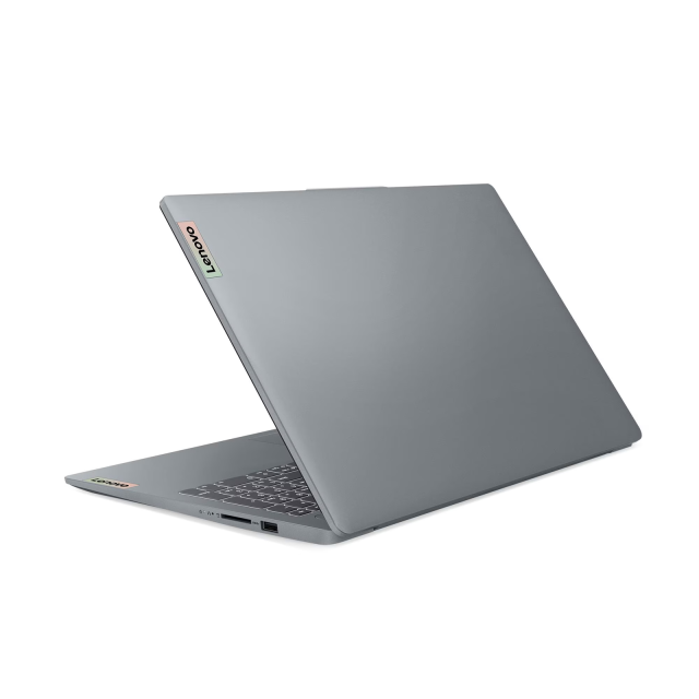 Лаптоп Lenovo IdeaPad Slim 3 15IAN8, Intel N100 4C (0.8 / 3.40 GHz, 6MB Cache), 15.6'' (39.62 cm) FHD TN Anti-glare Display, 8GB LPDDR5, 512GB M.2 NVMe SSD, Free DOS