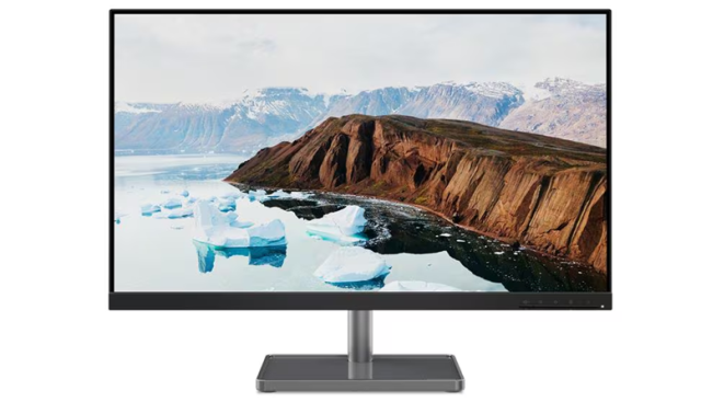 Монитор Lenovo L27m-30, 27" (68.58cm) FHD IPS Display, 75Hz, 4ms, 250 cd/m2, HDMI, VGA, USB, Tilt, Swivel, Pivot, Height Adjust Stand
