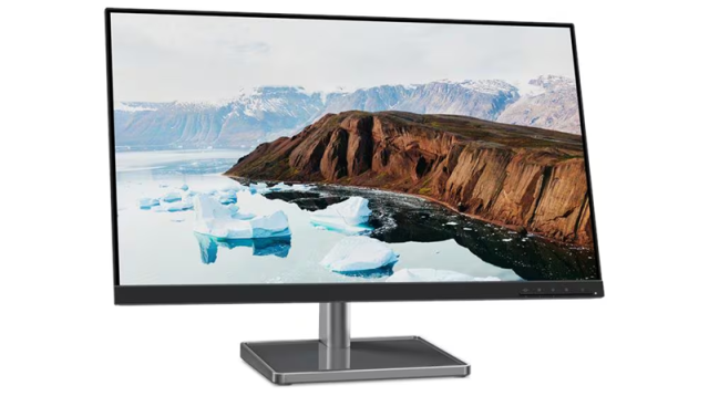 Монитор Lenovo L27m-30, 27" (68.58cm) FHD IPS Display, 75Hz, 4ms, 250 cd/m2, HDMI, VGA, USB, Tilt, Swivel, Pivot, Height Adjust Stand