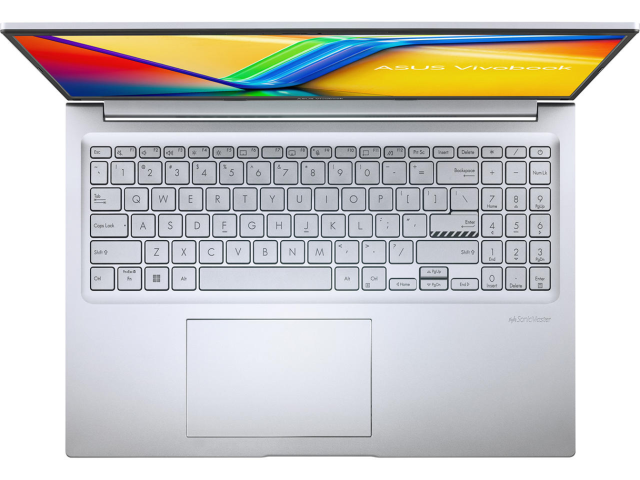 Лаптоп ASUS Vivobook 16 2026 X1605VA-SH2557, Intel Core 9 270H 14C (2.0 / 5.8 GHz, 22MB Cache), 16.0" (40.64 cm) Full HD+ OLED, Intel Iris Xe Graphics G7, 24GB DDR5, 1TB M.2 NVMe SSD, Free DOS 