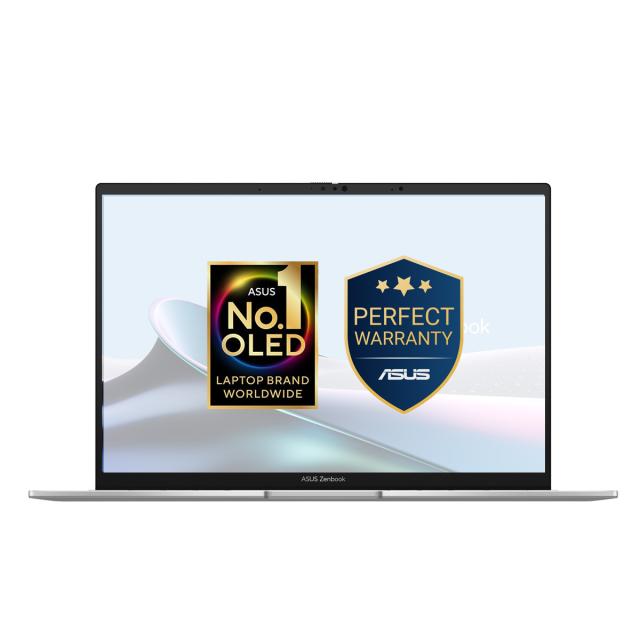 Лаптоп ASUS Zenbook 14 UX3405CA-ST1097W, Intel Core Ultra 7 255H 16C (1.5 / 5.1 GHz, 24MB Cache), 14.0" (35.56 cm) 2.8K OLED, Intel Arc 140T, 16GB LPDDR5X, 1TB M.2 NVMe SSD, Windows 11 Home