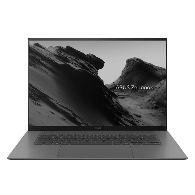 Лаптоп ASUS Zenbook S 16 UM5606GA-SR222X, AMD Ryzen AI 9 H 465 10C (3.3 / 5.0GHz, 24MB Cache), 16.0" (40.64 cm) 3K, OLED, 120Hz, Touch screen, AMD Radeon 880M, 32GB LPDDR5X, 2 TB M.2 NVMe SSD, Windows 11 Pro