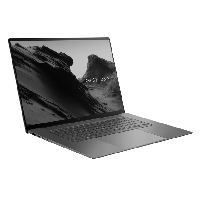 Лаптоп ASUS Zenbook S 16 UM5606GA-SR222X, AMD Ryzen AI 9 H 465 10C (3.3 / 5.0GHz, 24MB Cache), 16.0" (40.64 cm) 3K, OLED, 120Hz, Touchscreen, AMD Radeon 880M, 32GB LPDDR5X, 2 TB M.2 NVMe SSD, Windows 11 Pro