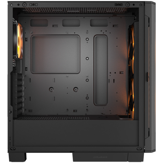 Кутия Cougar AIRFACE FLO RGB, Mid Tower,USB 1x Type-C, 2x USB 3.0, Mini ITX / Micro ATX / ATX / CEB / E-ATX, Black