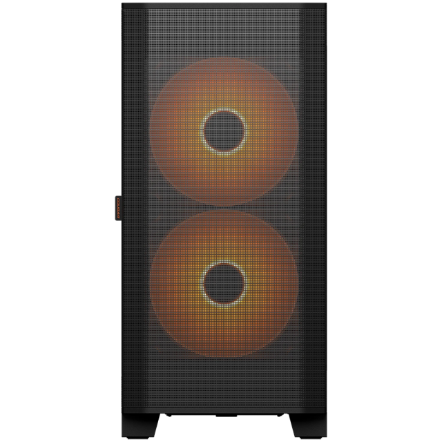 Кутия Cougar AIRFACE FLO RGB, Mid Tower,USB 1x Type-C, 2x USB 3.0, Mini ITX / Micro ATX / ATX / CEB / E-ATX, Black