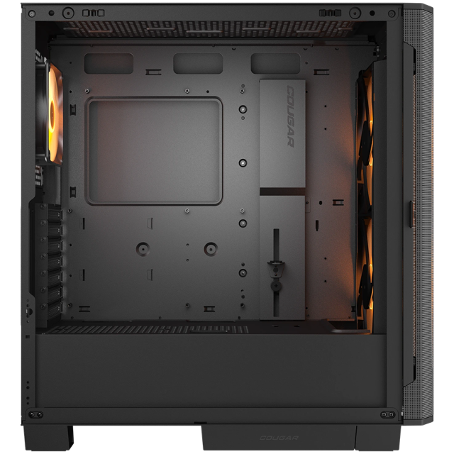 Кутия Cougar AIRFACE FLO RGB, Mid Tower,USB 1x Type-C, 2x USB 3.0, Mini ITX / Micro ATX / ATX / CEB / E-ATX, Black