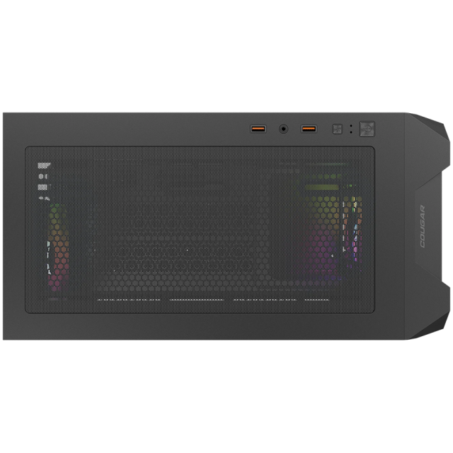 Кутия Cougar MX600 Mini V2 RGB, Mini Tower, 2x USB 3.0, Mini ITX / Micro ATX, Black