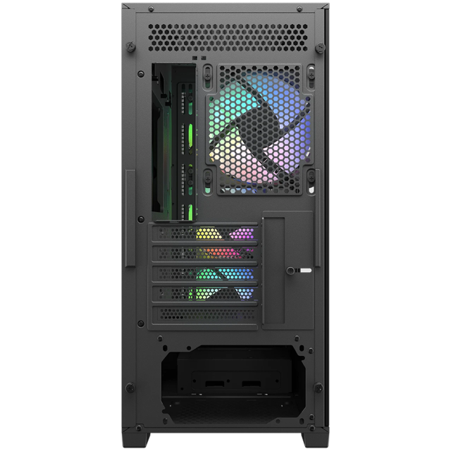 Кутия Cougar MX600 Mini V2 RGB, Mini Tower, 2x USB 3.0, Mini ITX / Micro ATX, Black