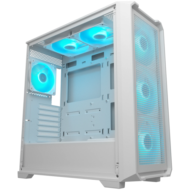 Кутия Cougar MX600 Air Pro White, Mid Tower, 2x USB 3.0, Mini ITX / Micro ATX / ATX / E-ATX