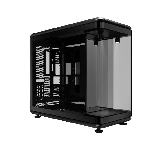 Кутия Cooler Master MasterFrame 360 Panorama, Mid Tower, 2x USB 3.2 Gen 1 Type-A 5G​, 1x USB 4.0 Gen 2x2 Type-C 20G, Mini-ITX, Micro-ATX, ATX, BTF