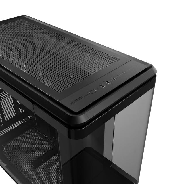 Кутия Cooler Master MasterFrame 360 Panorama, Mid Tower, 2x USB 3.2 Gen 1 Type-A 5G​, 1x USB 4.0 Gen 2x2 Type-C 20G, Mini-ITX, Micro-ATX, ATX, BTF
