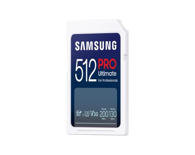 Карта памет Samsung PRO Ultimate Full-Size 512GB, microSDXC UHS-I, U3, V30, с адаптер