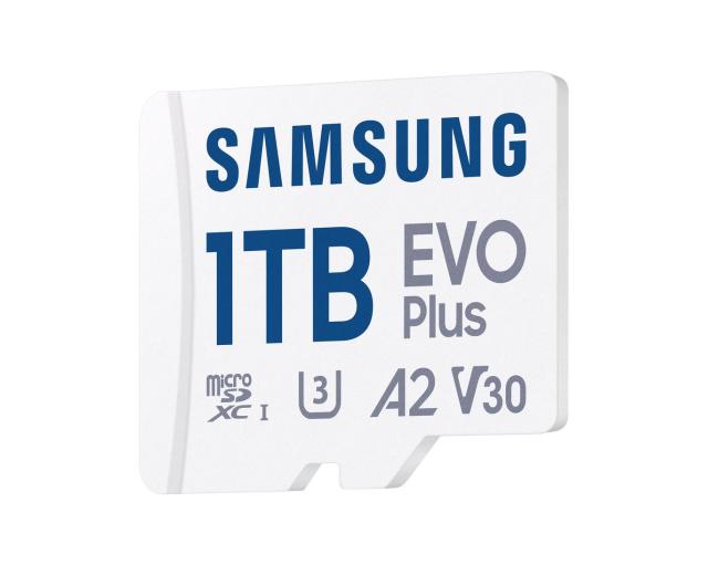 Карта памет Samsung EVO Plus 1TB, microSDXC, UHS-I, U3, V30, A2, Адаптер