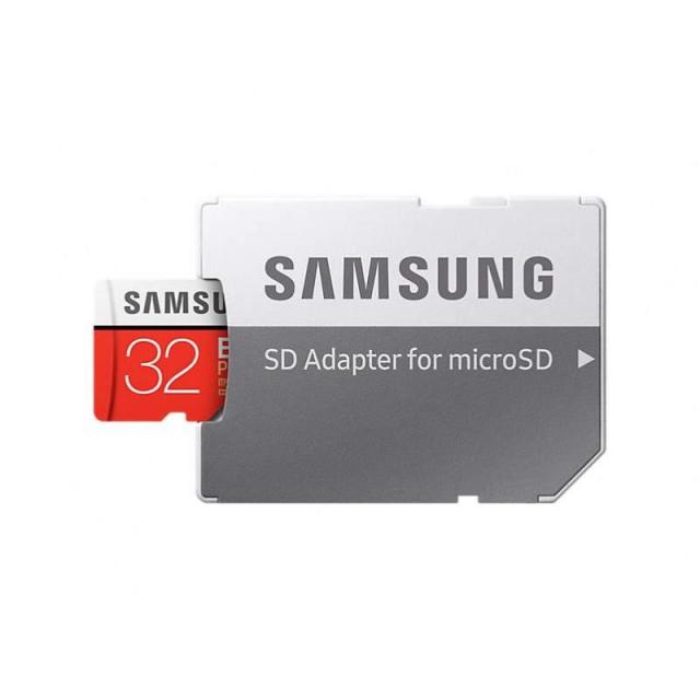 Карта памет Samsung EVO PLUS 32GB microSD, UHS-I, Class 10, с адаптер