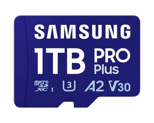 Карта памет Samsung PRO Plus 1TB, microSDXC UHS-I, U3, V30, A2, с адаптер