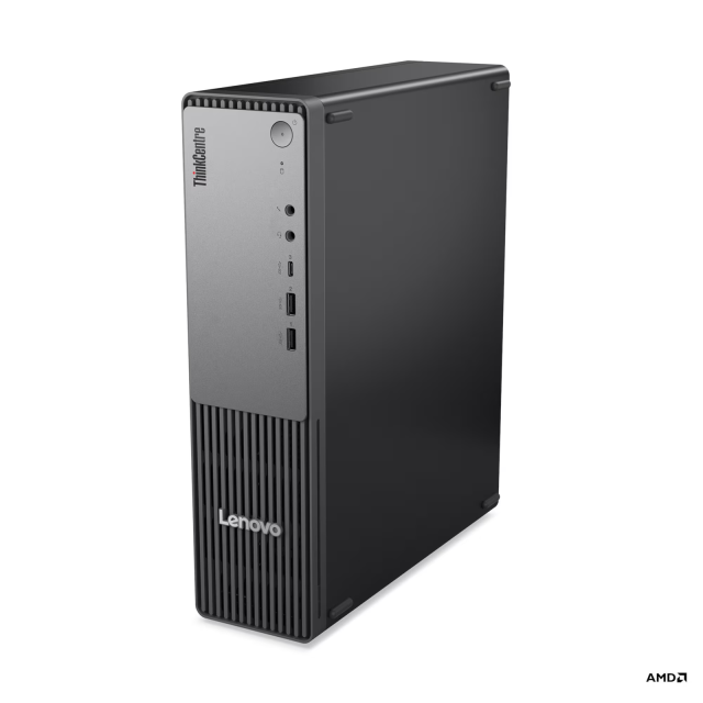 Компютър Lenovo ThinkCentre neo 55s Gen 6, AMD Ryzen 5 220 6C (3.2 / 4.9 GHz, 16MB Cache), AMD Radeon 740M, 16GB DDR5 5600 SO-DIMM, 512GB SSD M.2 NVMe, Free DOS