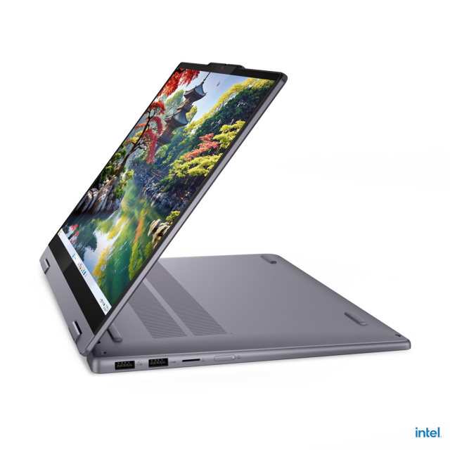 Лаптоп Lenovo IdeaPad 5 2-in-1 14IAL10, Intel Core Ultra 5 225U 12C (2.4 / 4.8 GHz, 12MB Cache), 14" (35.56cm) WUXGA IPS 300nits Glare Display, (HDMI), 16GB LPDDR5X, 1TB SSD NVMe, 2x USB 3.2 Gen 2 Type-C, Windows 11 Home