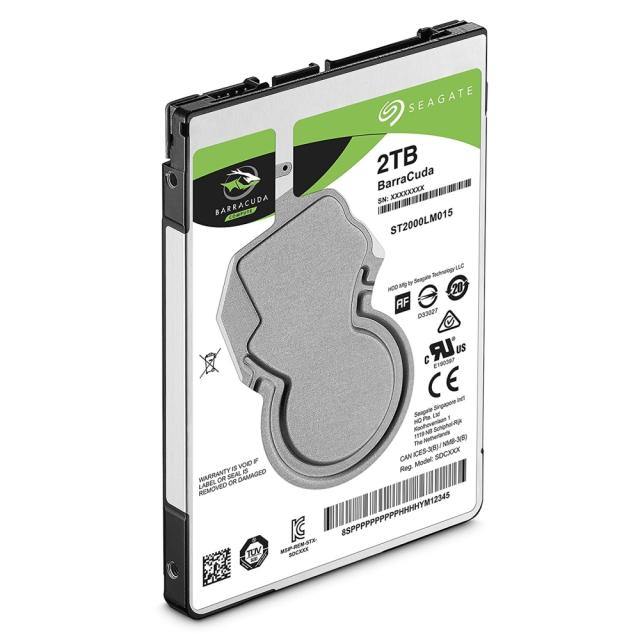 Твърд диск Seagate BarraCuda Mobile 2000GB, SATA 6Gb/s 5400rpm 128MB 7mm