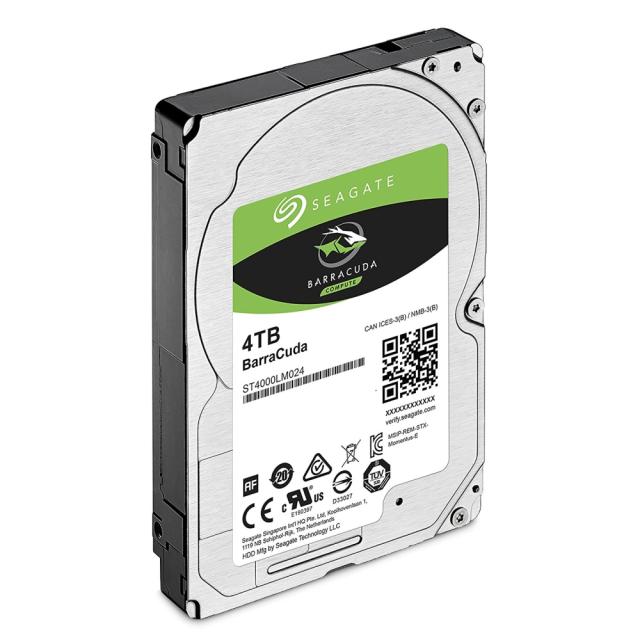 Твърд диск Seagate 4TB BarraCuda 2.5" SATA 6Gb/s 128MB 5400RPM