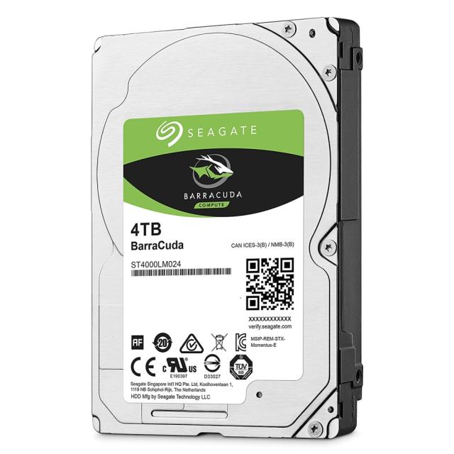 Твърд диск Seagate 4TB BarraCuda 2.5" SATA 6Gb/s 128MB 5400RPM