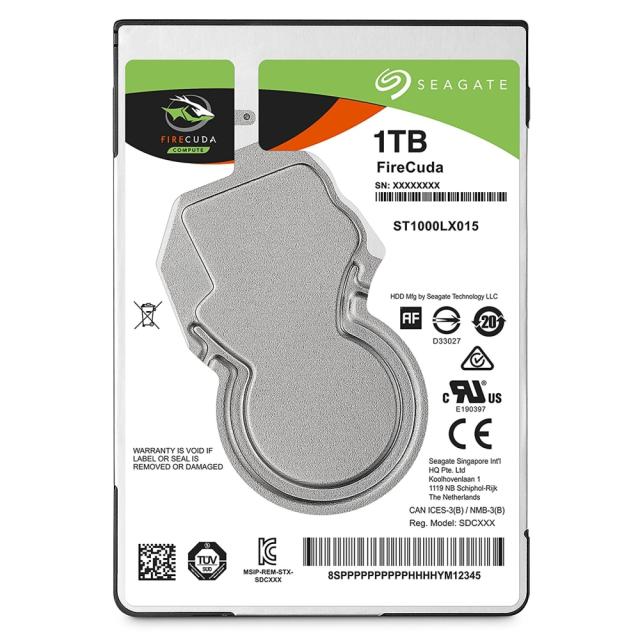 Твърд диск Seagate FireCuda 1TB 5400rpm 128MB SATA3 7mm  HYBRID 2,5"