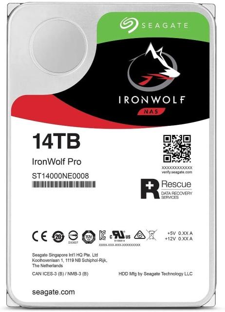 Твърд диск Seagate IronWolf PRO 14TB SATAIII/600, 7200rpm, 256MB cache