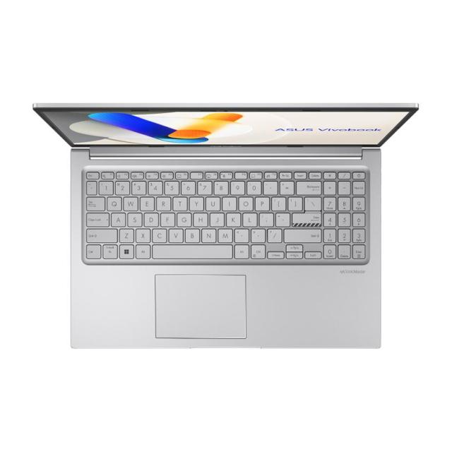 Лаптоп ASUS Vivobook 15 2026 X1504VA-BQ4105, Intel Core 5 120U 10C (0.9 / 5.0 GHz, 12MB Cache), 15.6'' (39.62 cm) FHD IPS Anti-glare Display, Intel Iris Xe Graphics, 16GB DDR5, 512GB M.2 NVMe SSD, Free DOS