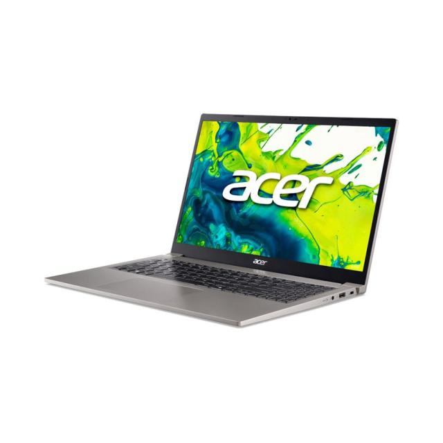 Лаптоп ACER Aspire Lite 15 AL15-33P-359M, Intel Core 3 N355 8C (up to 3.9 GHz, 6MB Cache), 15.6" (39.62 cm) FHD IPS Anti-glare Display, Intel Graphics, 16GB DDR5, 512GB M.2 NVMe SSD, Free DOS