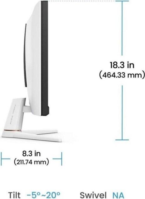 Монитор BenQ EX271, 27" (68.58 cm) FHD IPS Display, 180Hz, 1ms, 400 cd/m2, DisplayPort, HDMI, USB Type-C