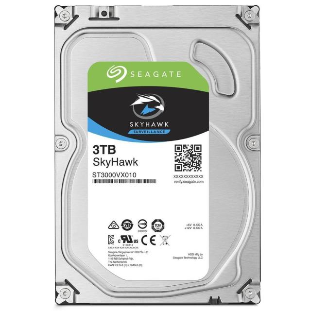 Твърд диск Seagate SkyHawk 3 TB - SATA 6Gb/s 64 MB 3,5"