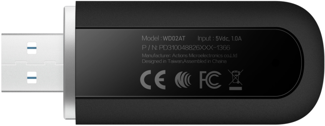 Безжичен донгъл за интерактивен дисплей BenQ, IFE WD02AT BLACK,  WI-FI 6 + BT5.2 WIRELESS DONGLE