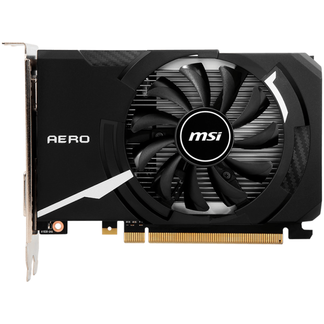 Видео карта MSI nVIDIA GeForce GT 1030 AERO ITX OC 2GB GDDR4, 64-bit, HDMI, DVI