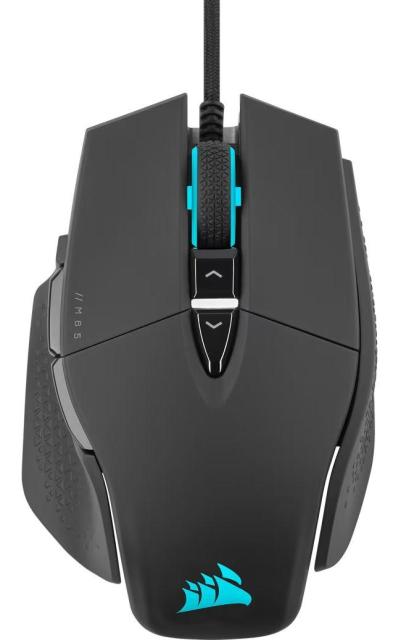Геймърска мишка Corsair M65 RGB Ultra, Optical (26000 DPI), USB, Black