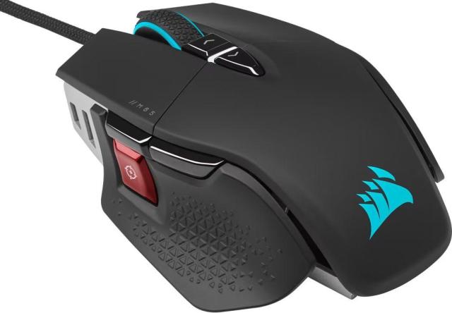 Геймърска мишка Corsair M65 RGB Ultra, Optical (26000 DPI), USB, Black
