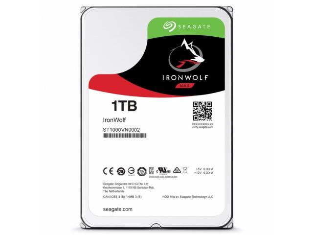 Твърд диск Seagate IronWolf 1TB 64MB 5900rpm SATA 3