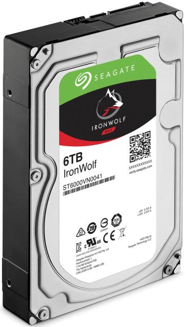 Твърд диск Seagate IronWolf 6TB NAS 7200 128MB Cache SATA 3.5"