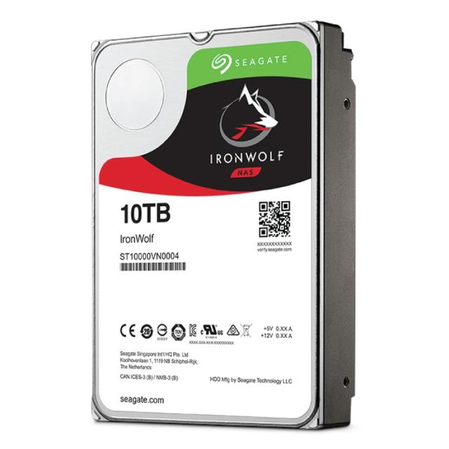 Твърд диск Seagate IronWolf 10TB NAS SATA3 7200 RPM 256MB 3,5"