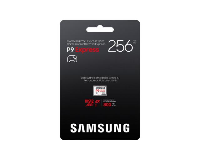 Карта памет Samsung microSDXC, 256GB, P9 Express, UHS-I, U3, V30, A1