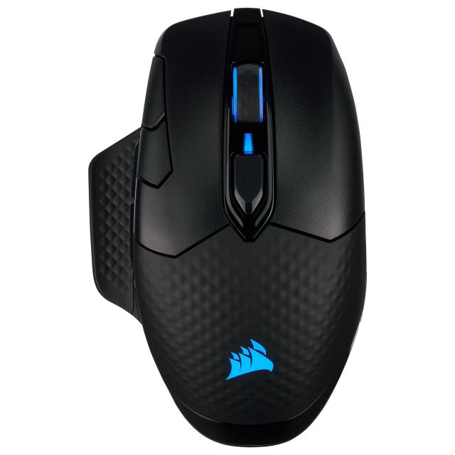 Геймърскa мишка Corsair DARK CORE RGB PRO, Bluetooth/Wireless