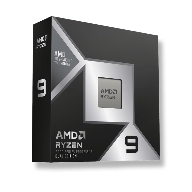 Процесор AMD RYZEN 9 9950X3D2 Dual Edition 16C ( 4.3/5.6 GHz, 192MB Cache), 200W, AM5, BOX, без охлаждане