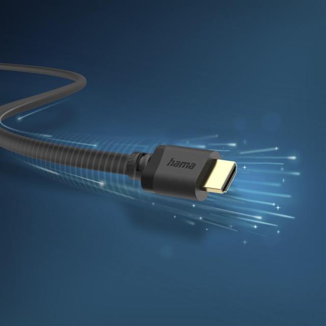 Kабел HAMA HDMI(м) към HDMI(м) Ultra High Speed, сертифициран, 8K, 2.0 м