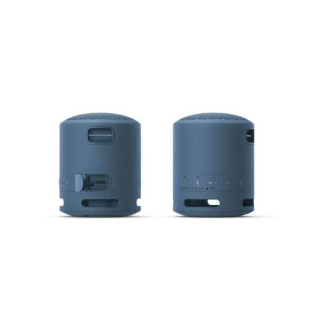 Тонколона Sony SRS-XB13, Bluetooth, USB Type C, IP67, Син
